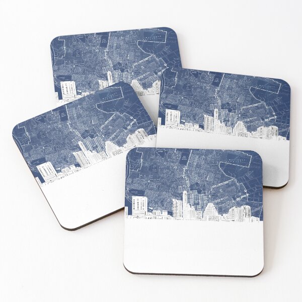 Item preview, austin skyline designed and sold by BekimART.