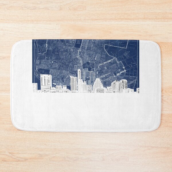 Item preview, austin skyline designed and sold by BekimART.