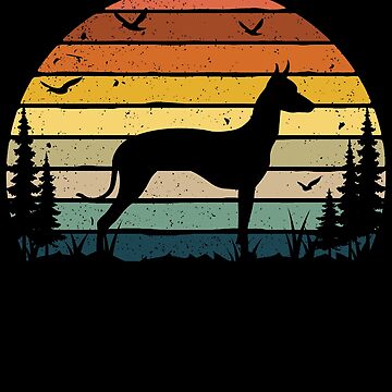 Imagen de la obra Xolo Dog Retro Vintage de rafaeltto