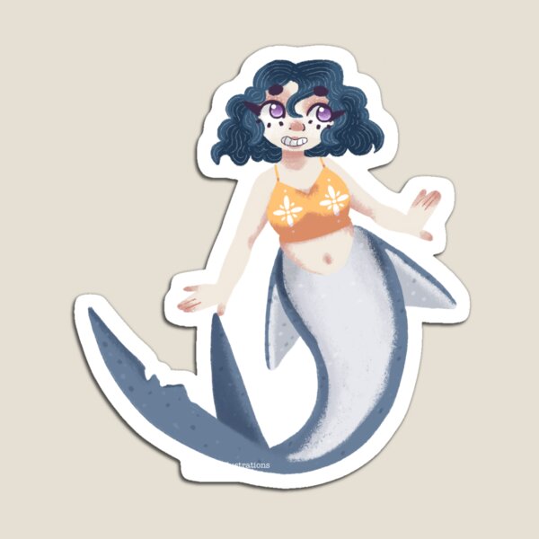 Shark Mermaid Magnet