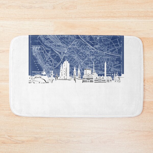 Item preview, bremen skyline designed and sold by BekimART.