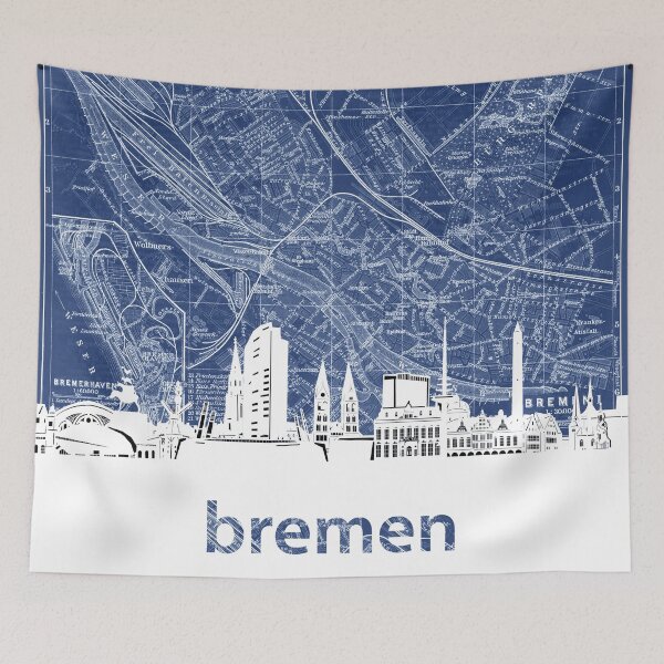 Item preview, bremen skyline designed and sold by BekimART.
