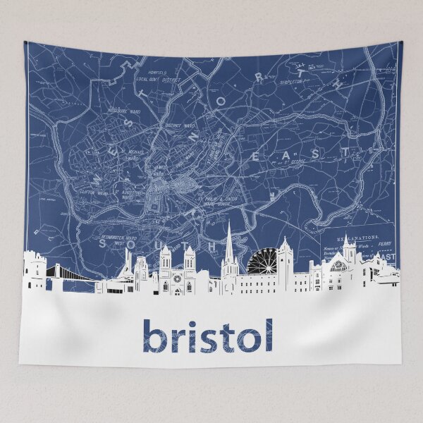 Item preview, bristol skyline designed and sold by BekimART.
