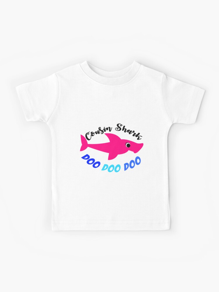 Tiburón Doo Doo Doo Cumpleaños Regalo Divertido del niño niños camiseta niño niña
