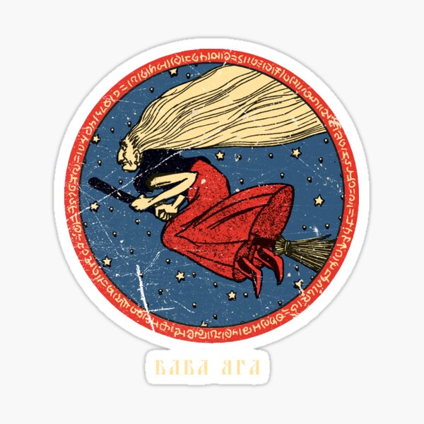 Artikel-Vorschau von Baba Yaga Occult - Russian Slavic Witch Halloween design, designt und verkauft von A-Fashion.