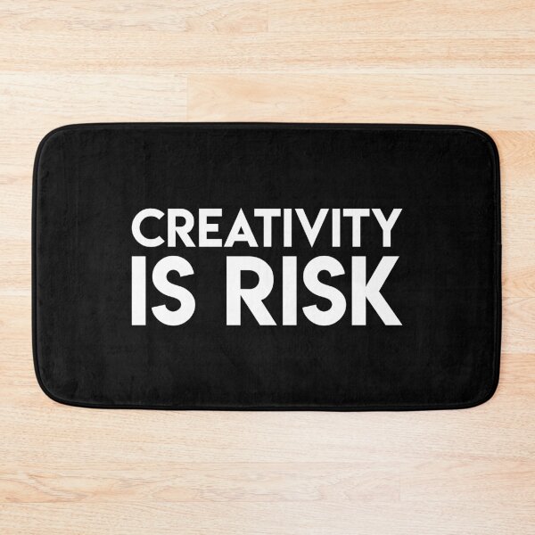 Item preview, Creativity is risk (white) designed and sold by didijuca.