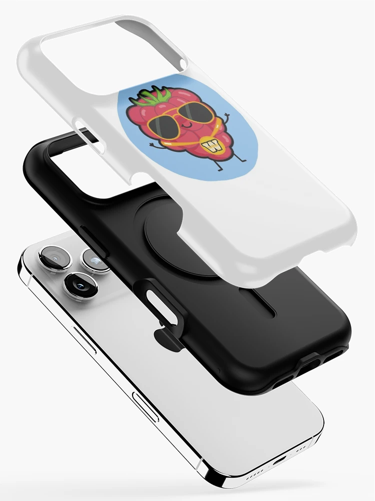Thumbnail 2 of 4, iPhone Case, Alphabet Letter W Raspberry Rapper designed and sold by kidsmonogram.