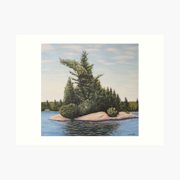 The Island - Muskoka Ontario (c) Ian Ridpath Art Print