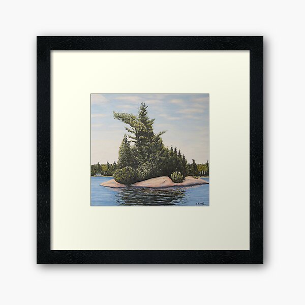 The Island - Muskoka Ontario (c) Ian Ridpath Framed Art Print