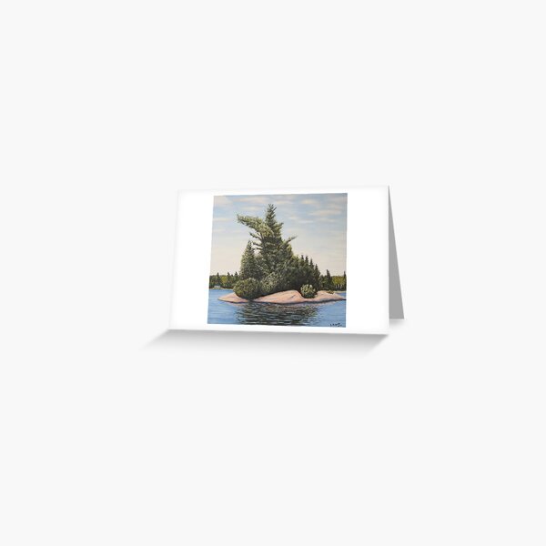 The Island - Muskoka Ontario (c) Ian Ridpath Greeting Card