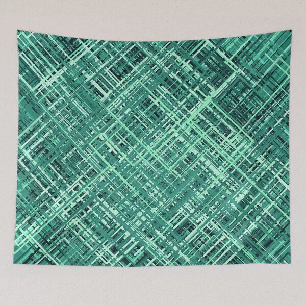 Item preview, Tones of Teal Irregular Pattern designed and sold by Lyle Hatch.