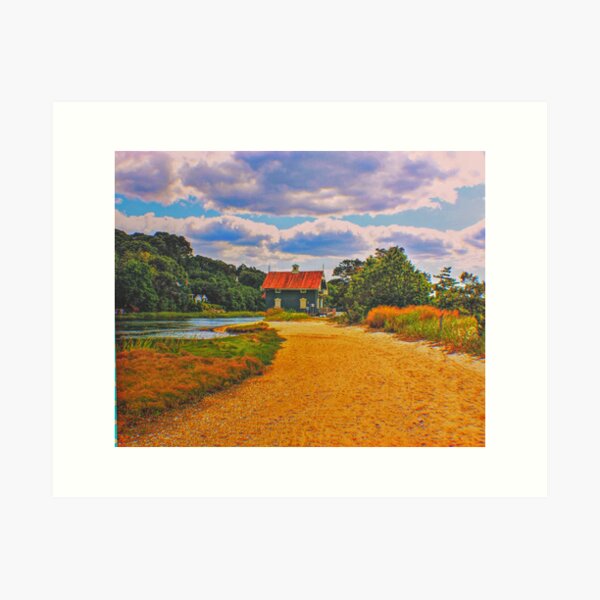 Item preview, Cottage on the Water designed and sold by michaelsauerart.