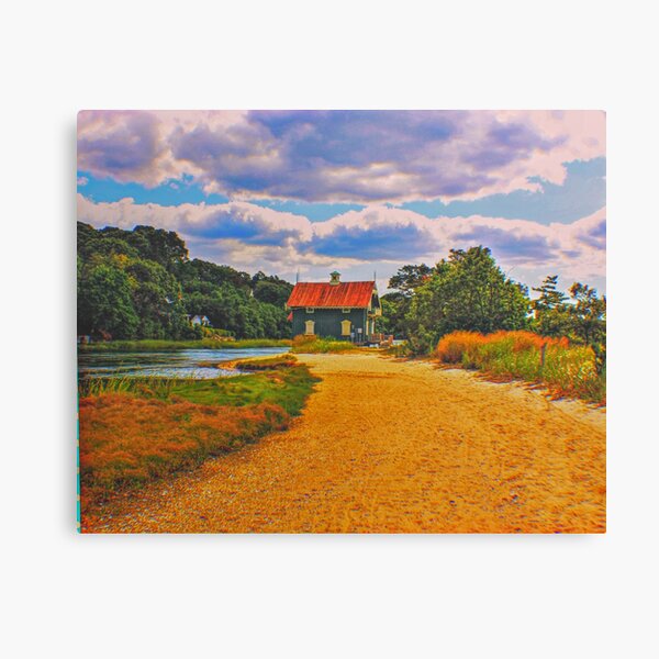 Item preview, Cottage on the Water designed and sold by michaelsauerart.