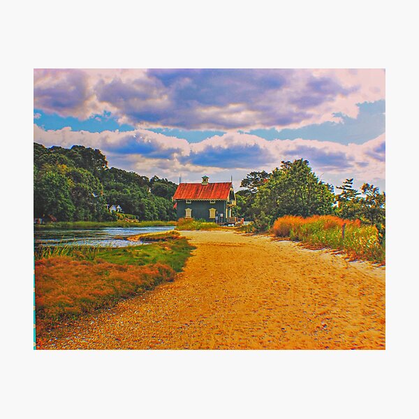Item preview, Cottage on the Water designed and sold by michaelsauerart.