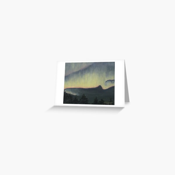 Northern Lights (c) Ian Ridpath 2010 Greeting Card