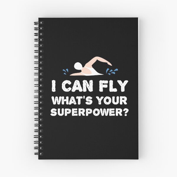 Item preview, I Can Fly What Is Your Super Power? Swimmer Pool designed and sold by MooonTees.