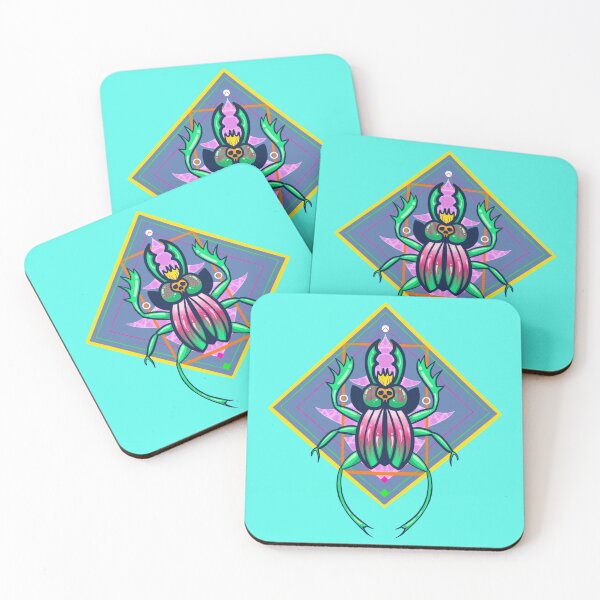 Item preview, Colorful Beetle  designed and sold by Myriam Sevigny.