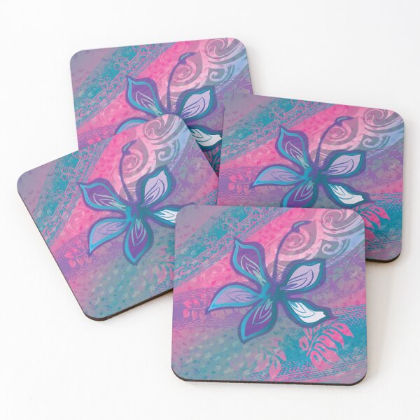 Item preview, Polynesian Tribal Hibiscus Abstract designed and sold by sunnthreads.