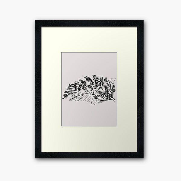 The Last of Us Part 2 - Ellie Tattoo Framed Art Print