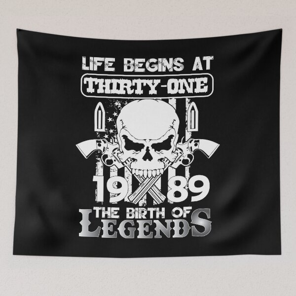 Item preview, Life begins at thirty one 1989 The birth of legends designed and sold by MyFamily.