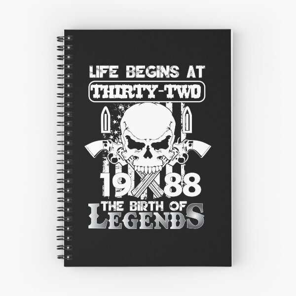 Item preview, Life begins at thirty two  1988 The birth of legends designed and sold by MyFamily.