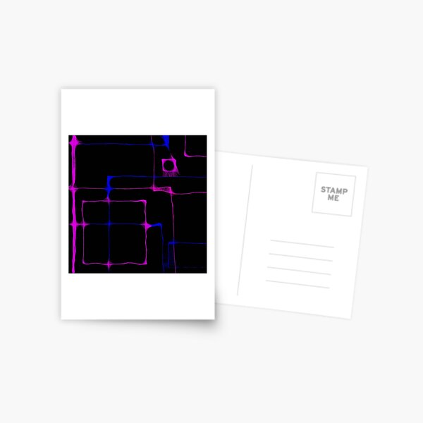 Scribbler abstract Postcard