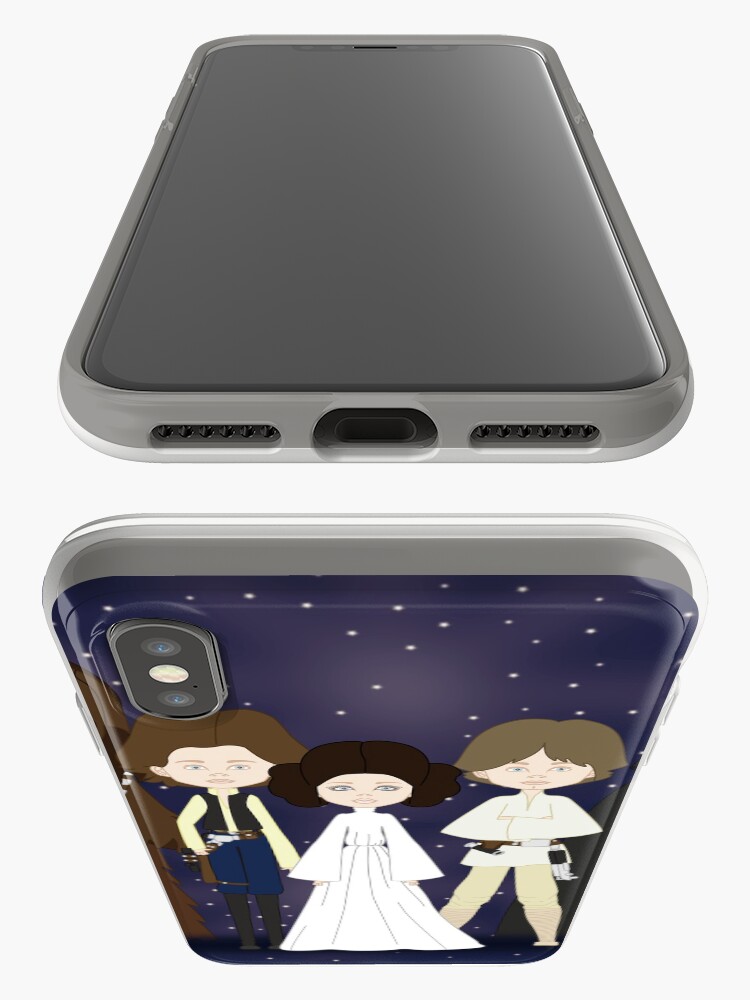 Vista alternativa de Funda y vinilo para iPhone En una galaxia muy, muy lejana...