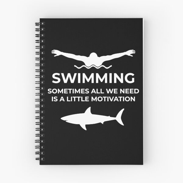 Item preview, swimming small motivation shark water sports pool designed and sold by MooonTees.