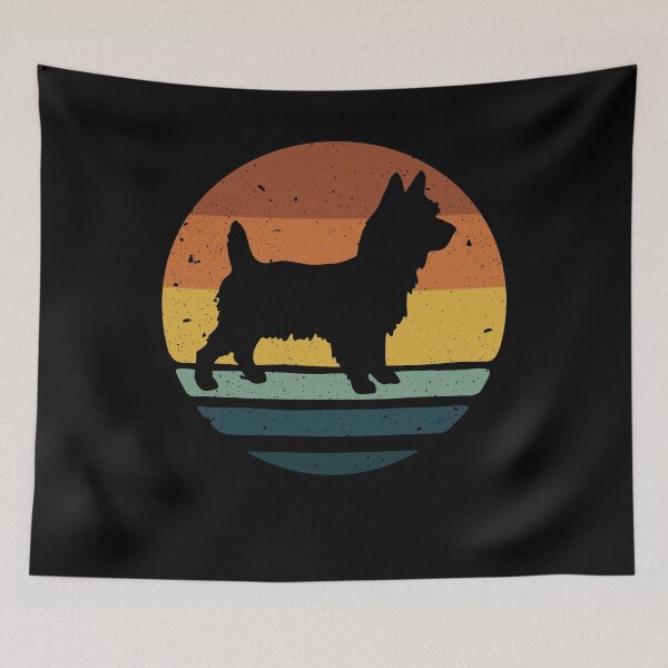 Item preview, Australian Terrier Retro Vintage  designed and sold by rafaeltto.