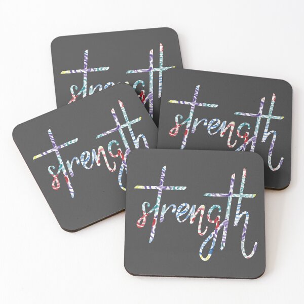 Item preview, Watercolor Pattern Strength designed and sold by MaddiLoppnow.