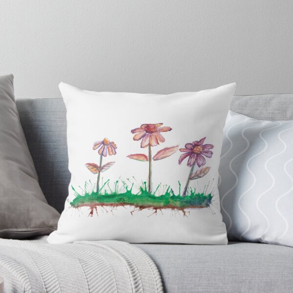 Item preview, Three Flowers Inna Row designed and sold by EarthBerry.