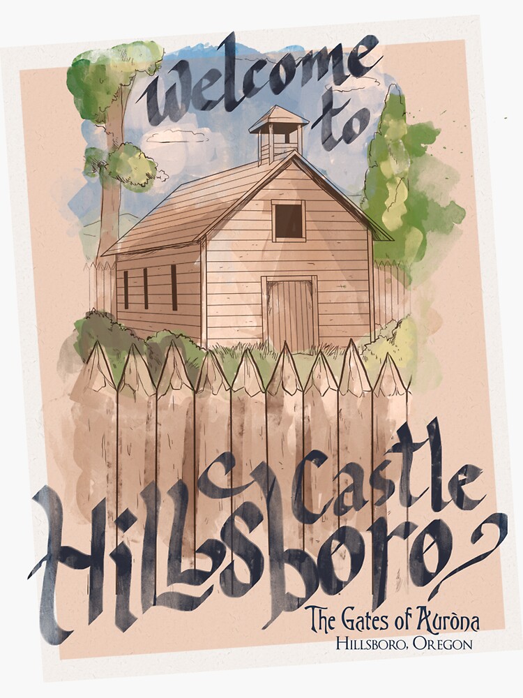 Thumbnail 3 of 3, Sticker, Castle Hillsboro designed and sold by TonyaMacalino.