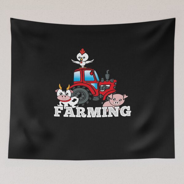 Item preview, Tractor driver tractors Farmer vintage gift designed and sold by Evelyn Bitter.
