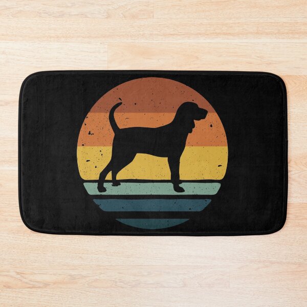 Artikelvorschau, Black and Tan Coonhound Retro Vintage entworfen und verkauft von rafaeltto.