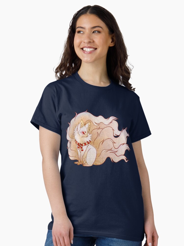 Thumbnail 1 of 7, Classic T-Shirt, Celestial Kitsune Spirit designed and sold by TeaKitsune.