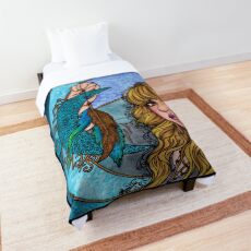 Turquoise Moon Comforter