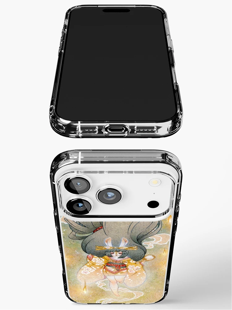 Thumbnail 3 of 5, iPhone Case, The Moon Rabbit Descends designed and sold by TeaKitsune.