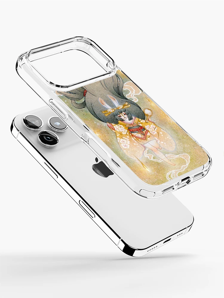 Thumbnail 2 of 5, iPhone Case, The Moon Rabbit Descends designed and sold by TeaKitsune.