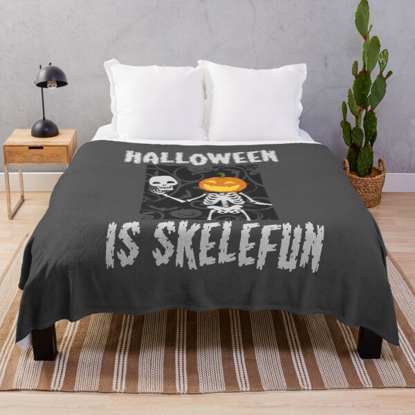 Item preview, Halloween Is Skelefun - Pumpkin - Skeleton Halloween Shirt designed and sold by bkfdesigns.