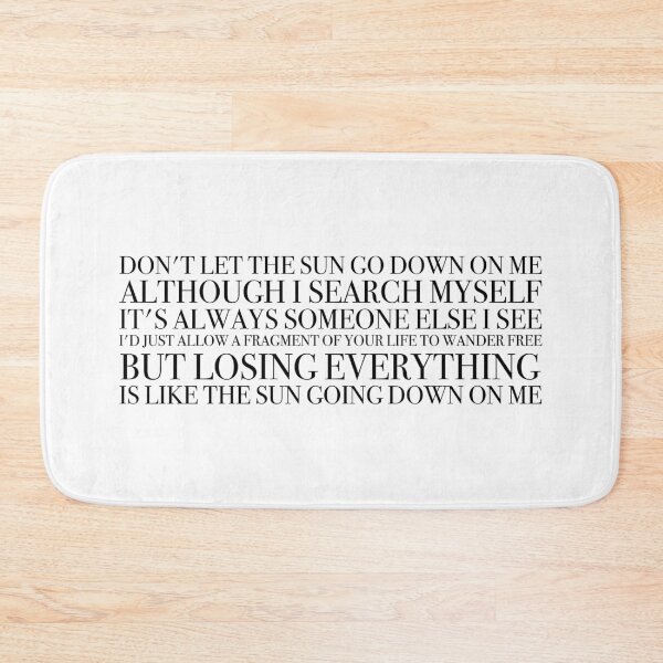 Item preview, Dont let the sun go down on me II (black) designed and sold by didijuca.