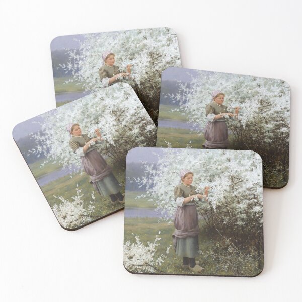 Item preview, Daniel Ridgway Knight (1839 - 1924) Les Cerisiers designed and sold by Rehs.