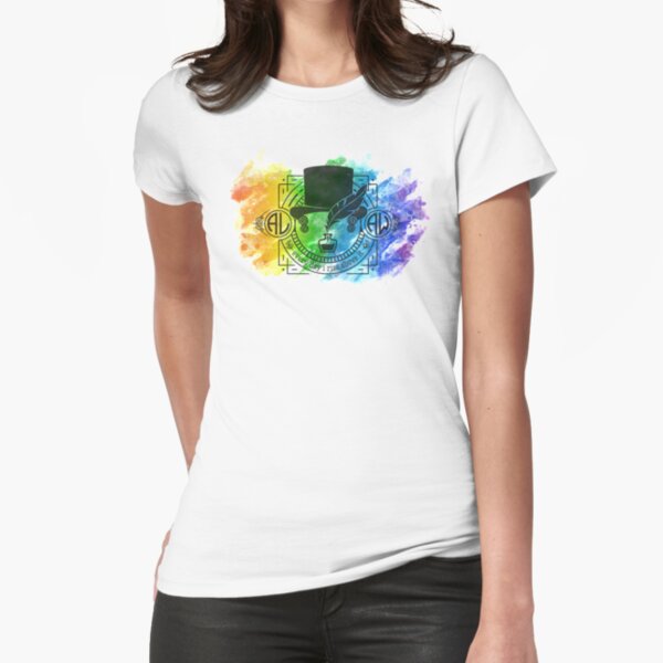 Rainbow Gentleman Jack Graphic Fitted T-Shirt