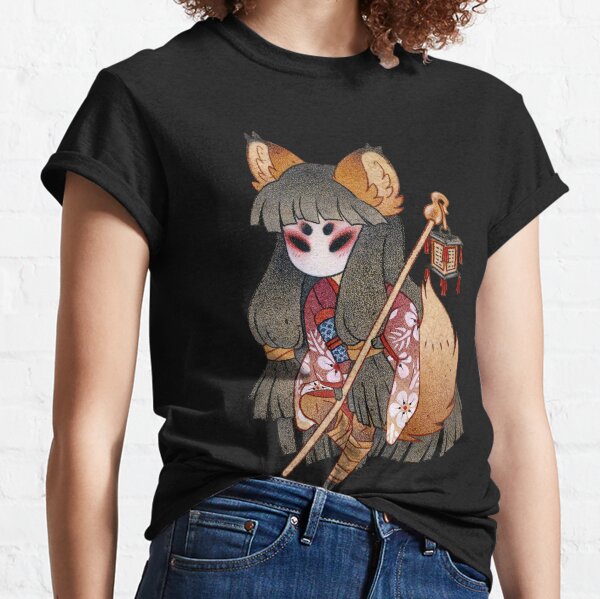 Mysterious Fox Girl - Kitsune Yokai TeaKitsune Classic T-Shirt