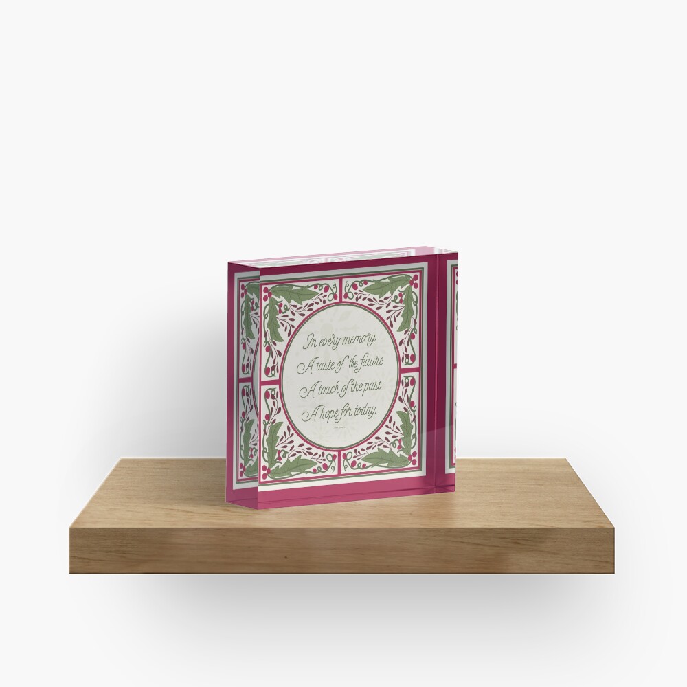 Holiday Memories Acrylic Block