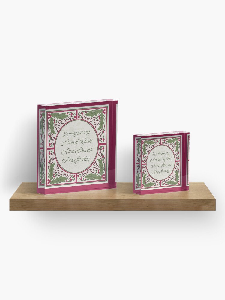 Alternate view of Holiday Memories Acrylic Block