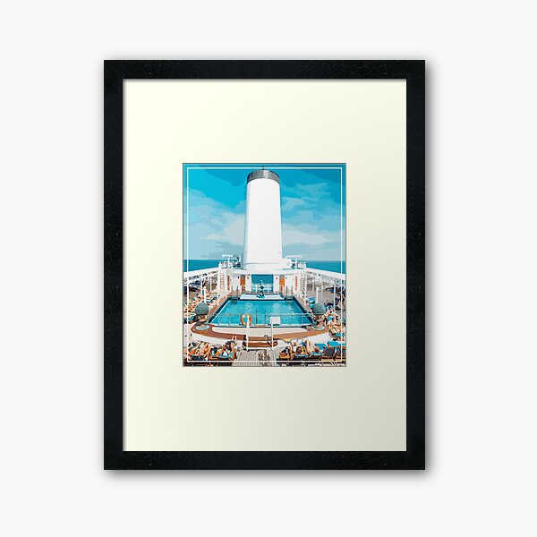Item preview, Semester at Sea Deck 9 Poolside Views designed and sold by themeriahg.