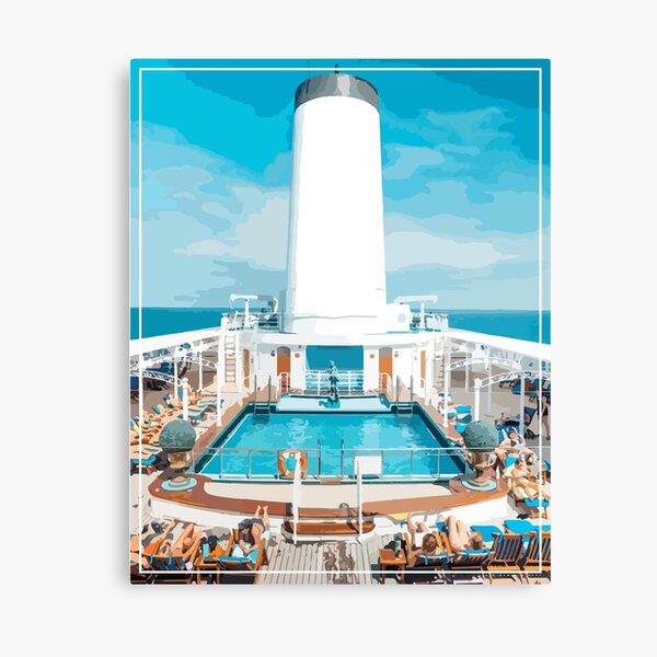 Item preview, Semester at Sea Deck 9 Poolside Views designed and sold by themeriahg.