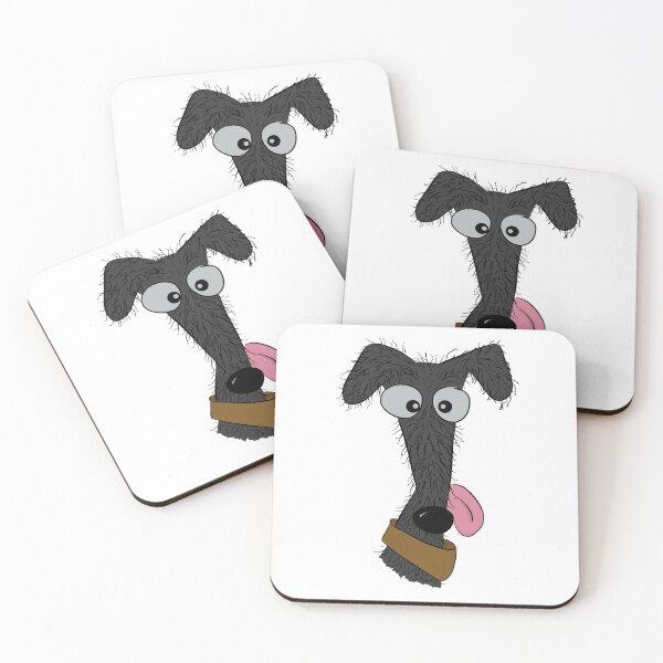 Item preview, Scruffy Grey Lurcher designed and sold by Mat Dixon.