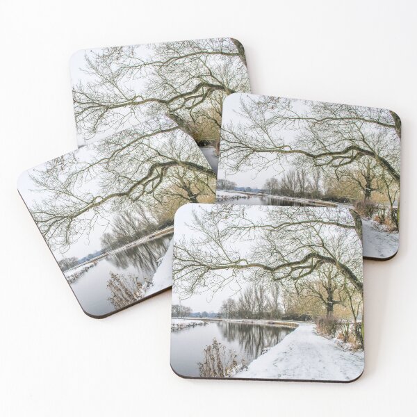 Item preview, #114 Snow on the River Soar at Sutton Bonington designed and sold by phutball.