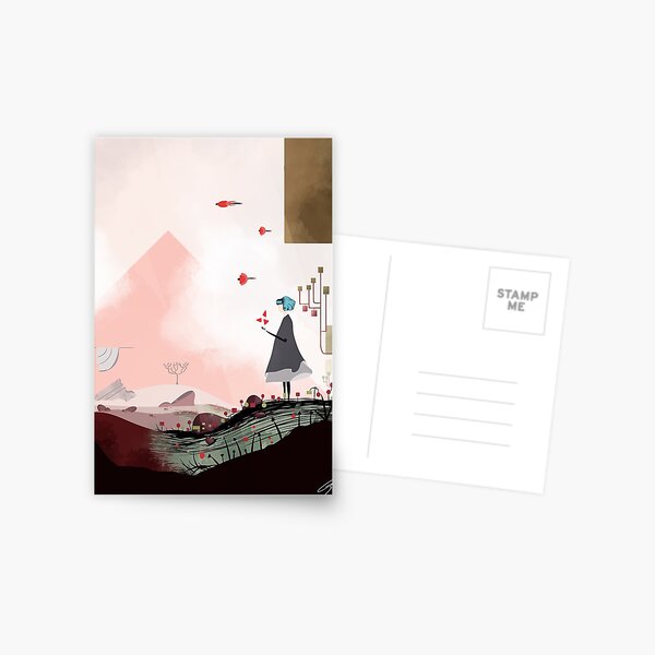 Gris poster Carte postale